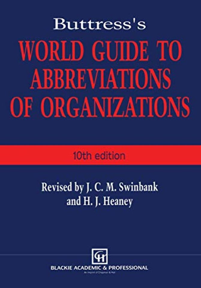 Buttress’s World Guide to Abbreviations of Organizations