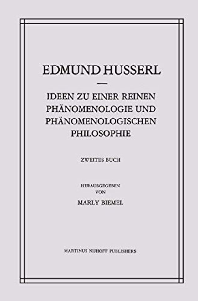 Ideen zu einer Reinen Phänomenologie und Phänomenologischen Philosophie