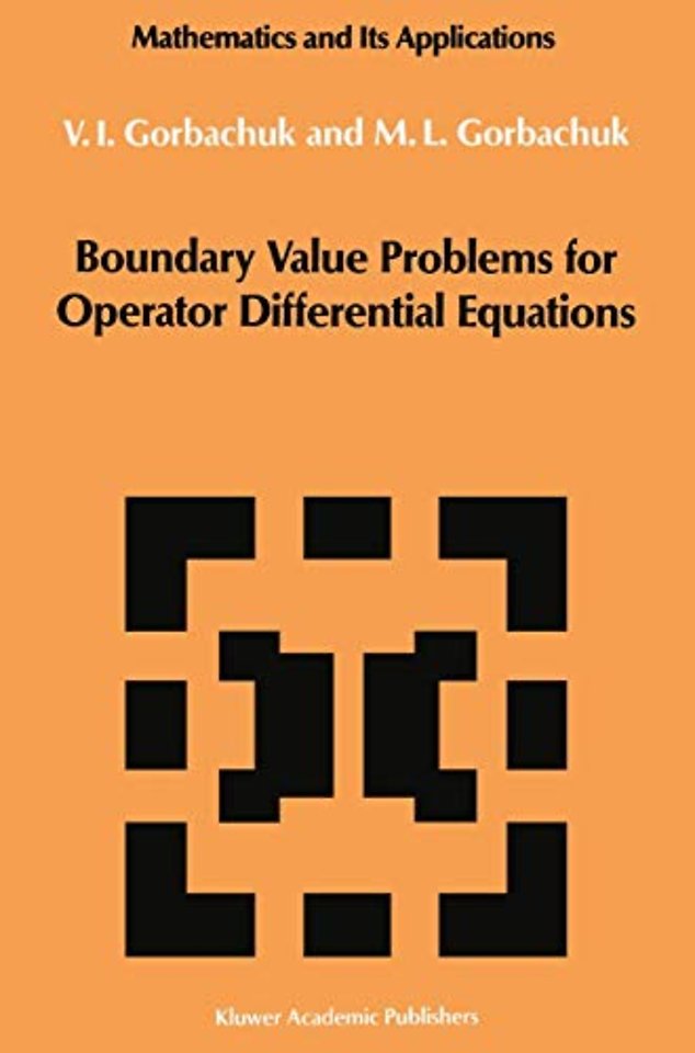 Boundary Value Problems for Operator Differential Equations