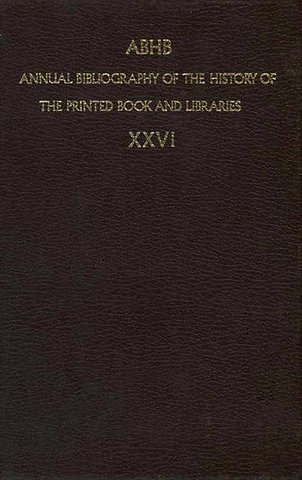 ABHB Annual Bibliography of the History of the Printed Book and Libraries