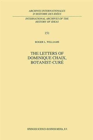 The Letters of Dominique Chaix, Botanist-Curé