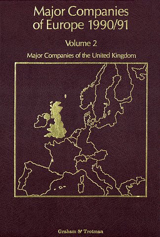 Major Companies of Europe 1990/91