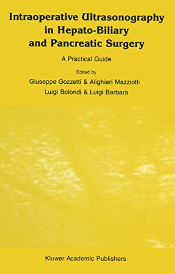 Intraoperative Ultrasonography in Hepato-Biliary and Pancreatic Surgery