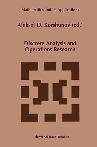 Discrete Analysis and Operations Research