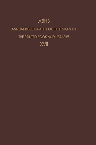 ABHB Annual Bibliography of the History of the Printed Book and Libraries