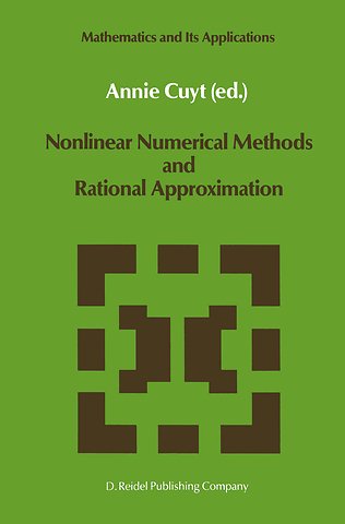 Nonlinear Numerical Methods and Rational Approximation