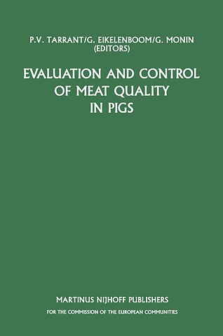 Evaluation and Control of Meat Quality in Pigs