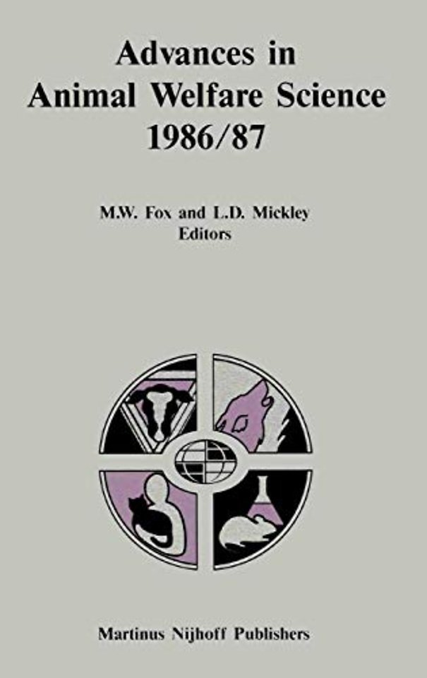 Advances in Animal Welfare Science 1986/87