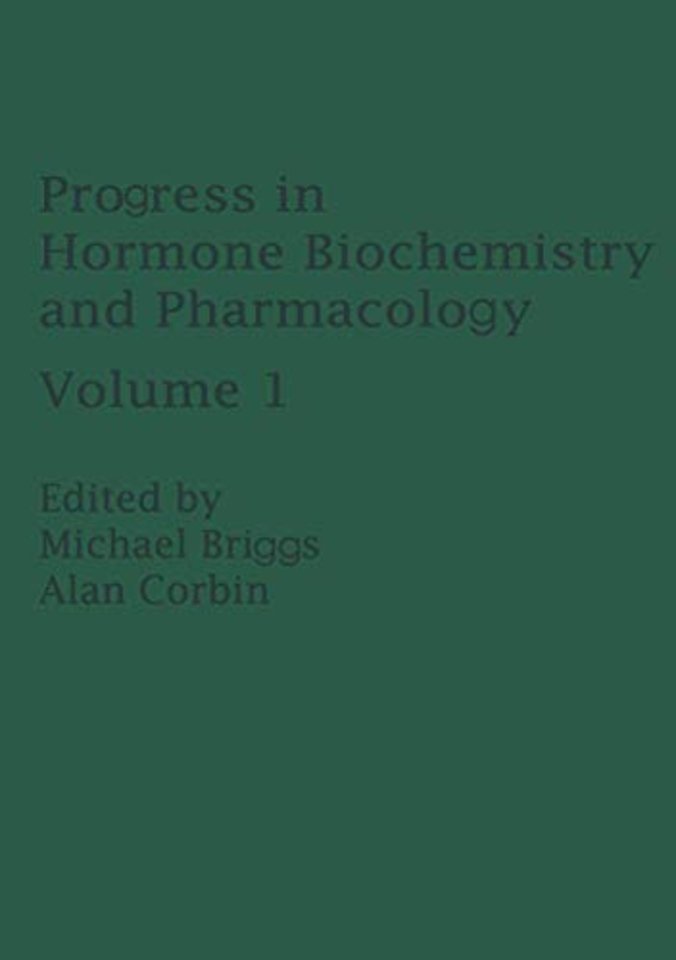 Progress in Hormone Biochemistry and Pharmacology