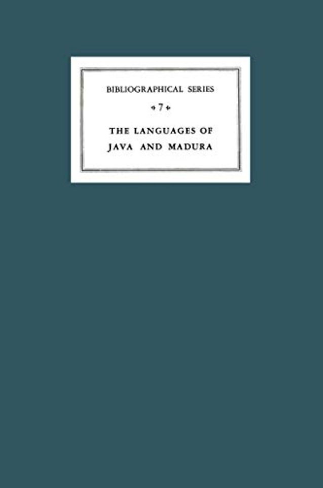A Critical Survey of Studies on the Languages of Java and Madura