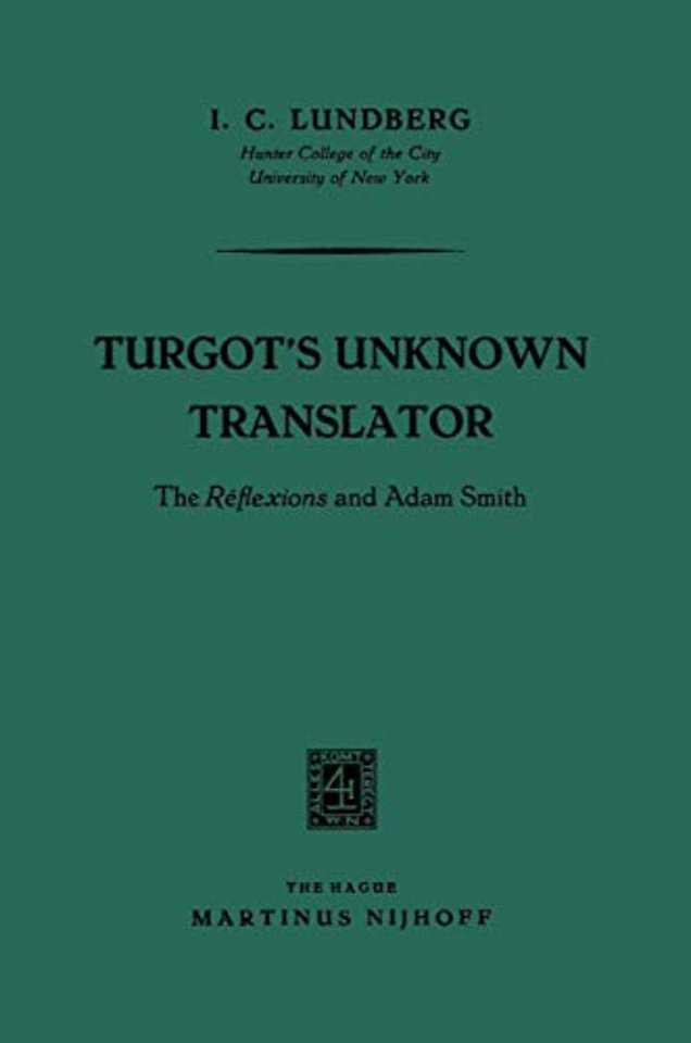 Turgot's Unknown Translator
