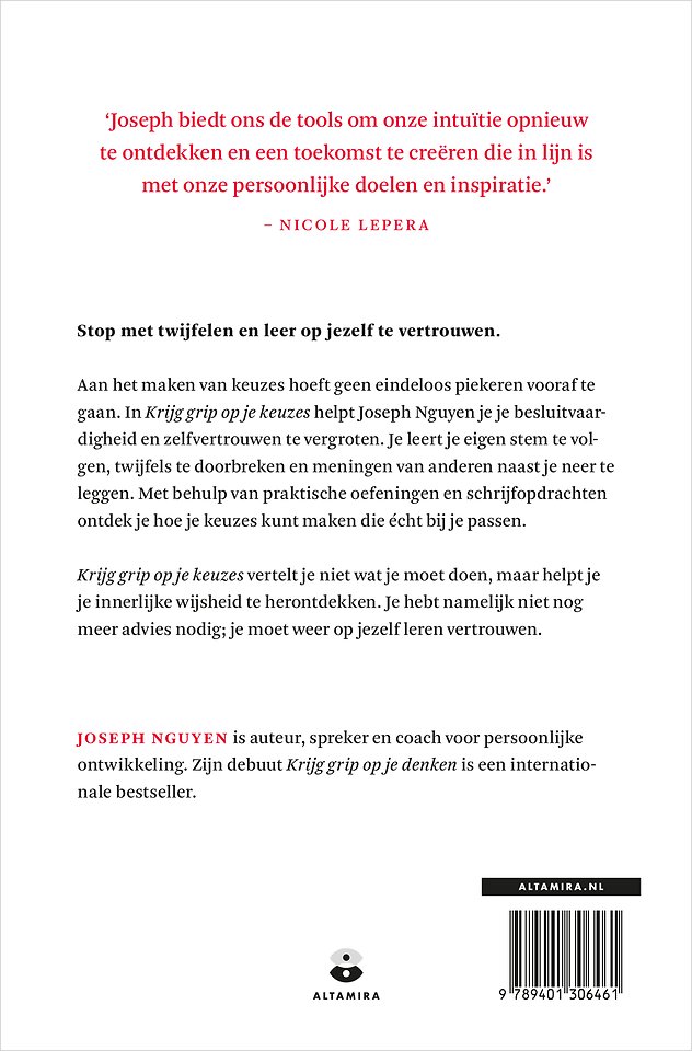 Krijg grip op je keuzes