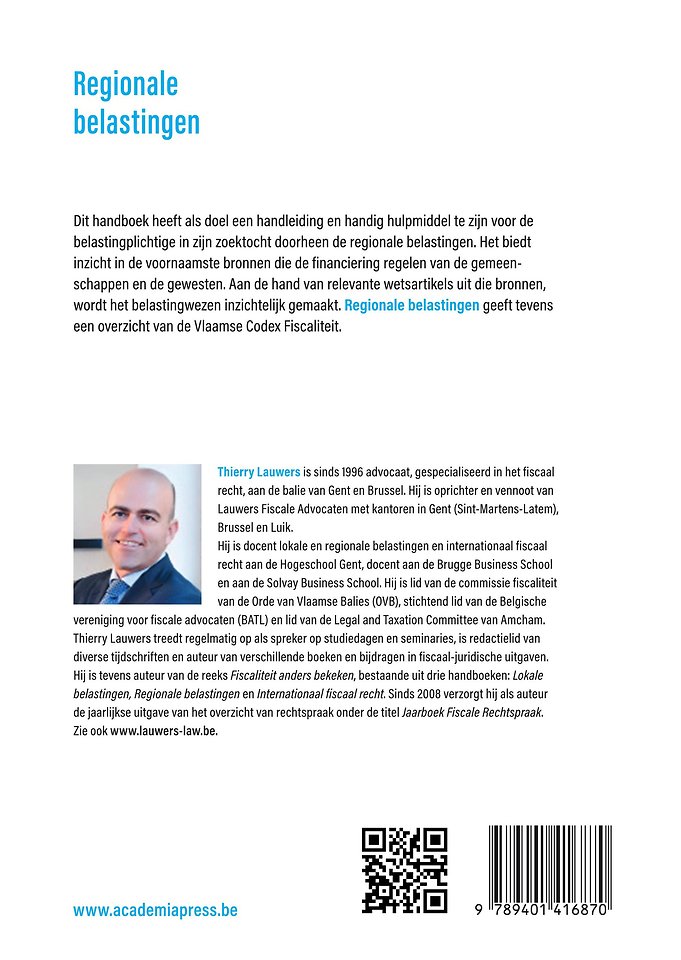 Regionale belastingen - Fiscaliteit anders bekeken