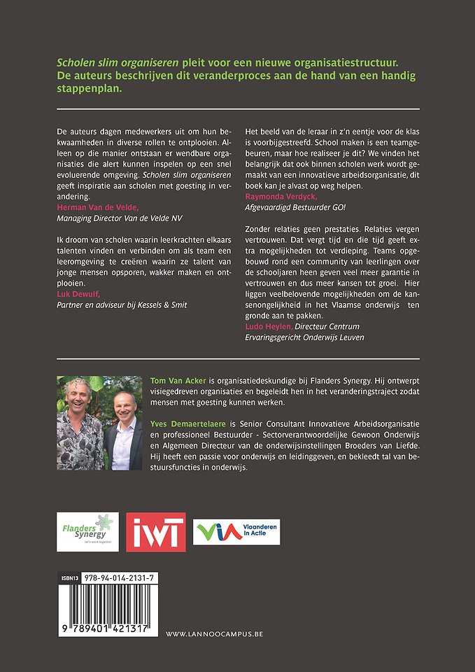 Scholen slim organiseren