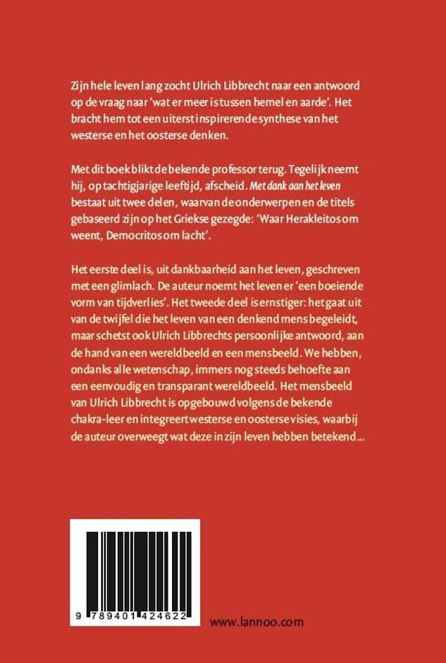 Met dank aan het leven