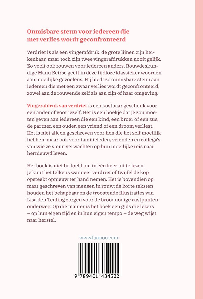 Vingerafdruk van verdriet