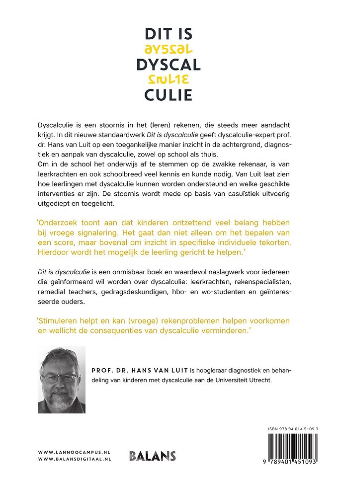 Dit is dyscalculie
