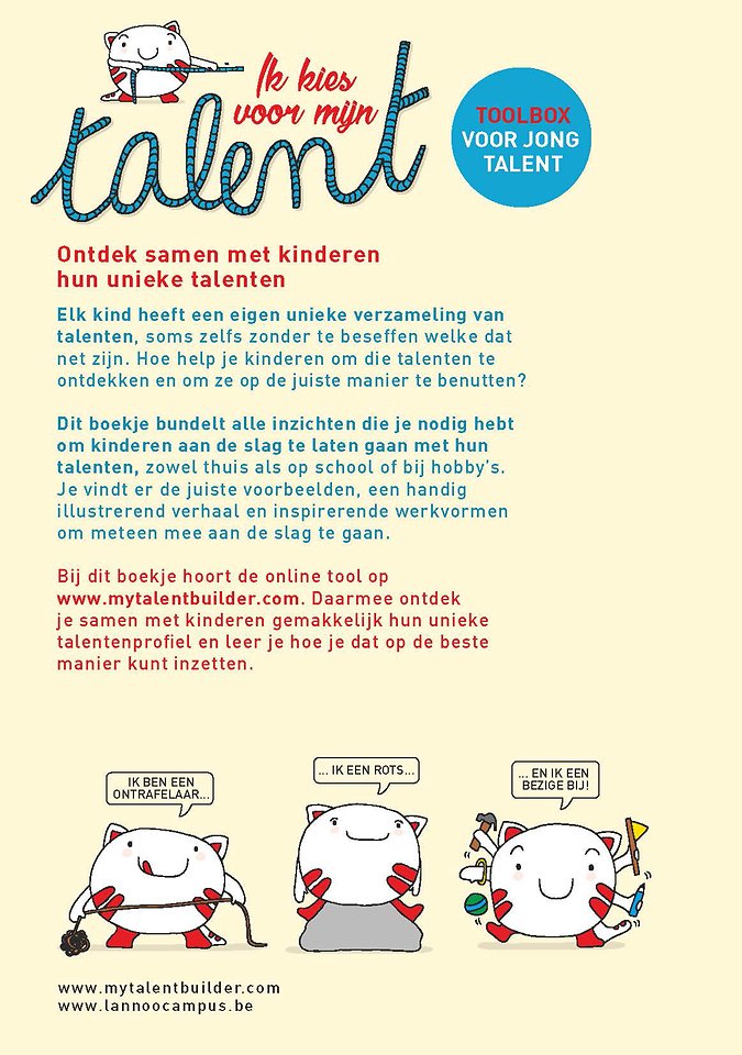 Ik kies voor mijn talent - TOOLBOX voor jong talent