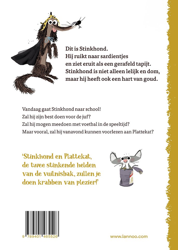 Stinkhond gaat naar school