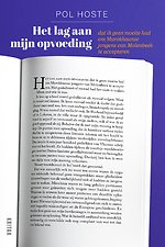 Het lag aan mijn opvoeding