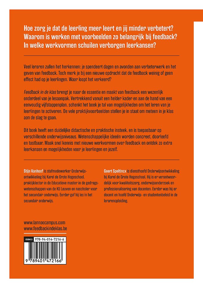 Feedback in de klas