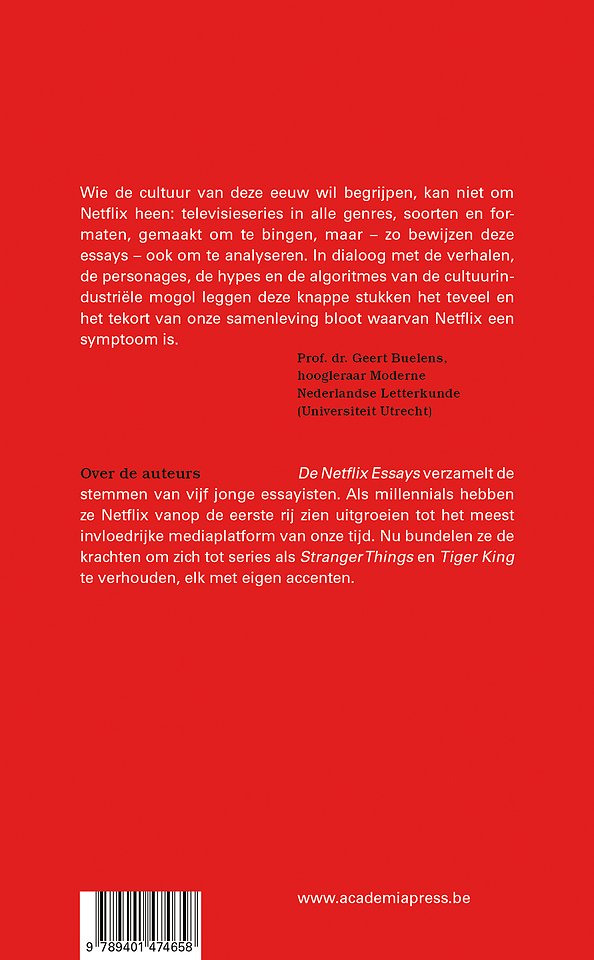 De Netflix Essays
