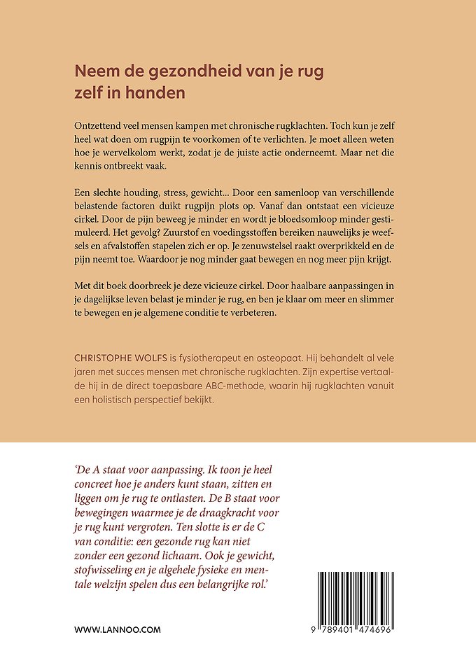 Het ABC van een gezonde rug