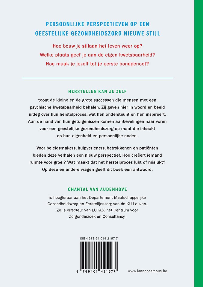 Herstellen kan je zelf