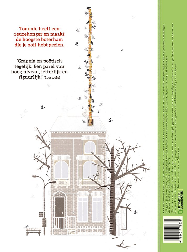 Tommie en de torenhoge boterham