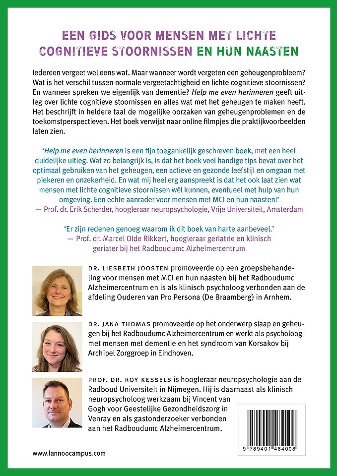 Help me even herinneren