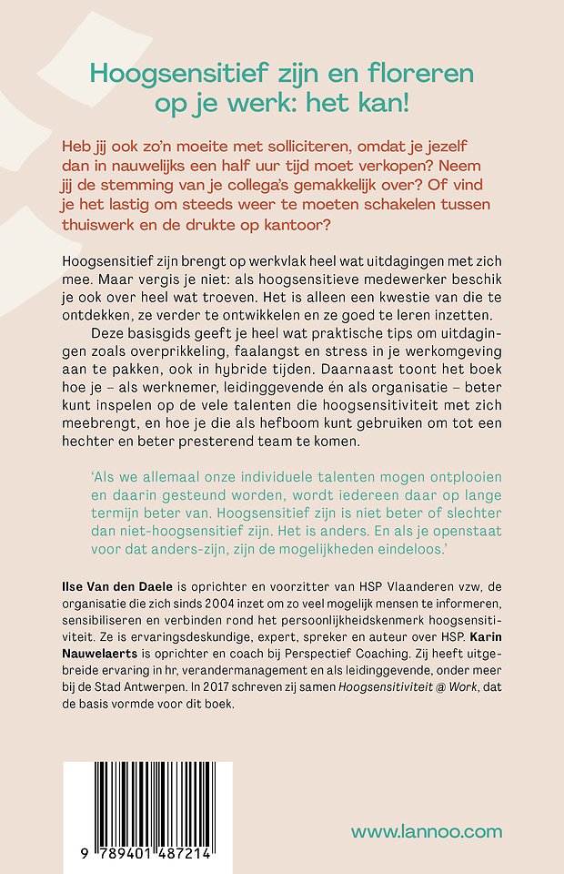 Hoogsensitief op het werk