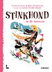 Stinkhond in de sneeuw