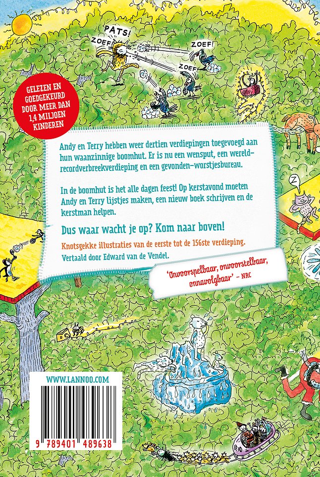 De waanzinnige boomhut van 156 verdiepingen