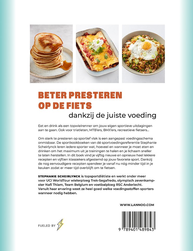 Het sportkookboek voor wielrenners
