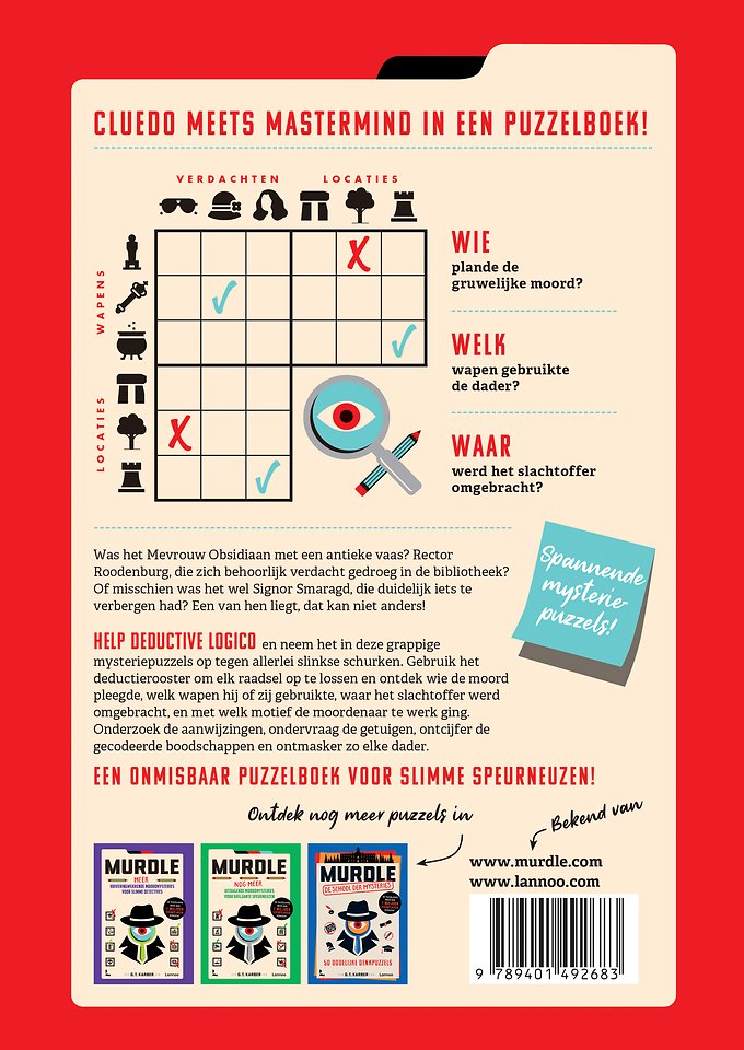 Bloedstollende moordmysteries voor pientere puzzelaars