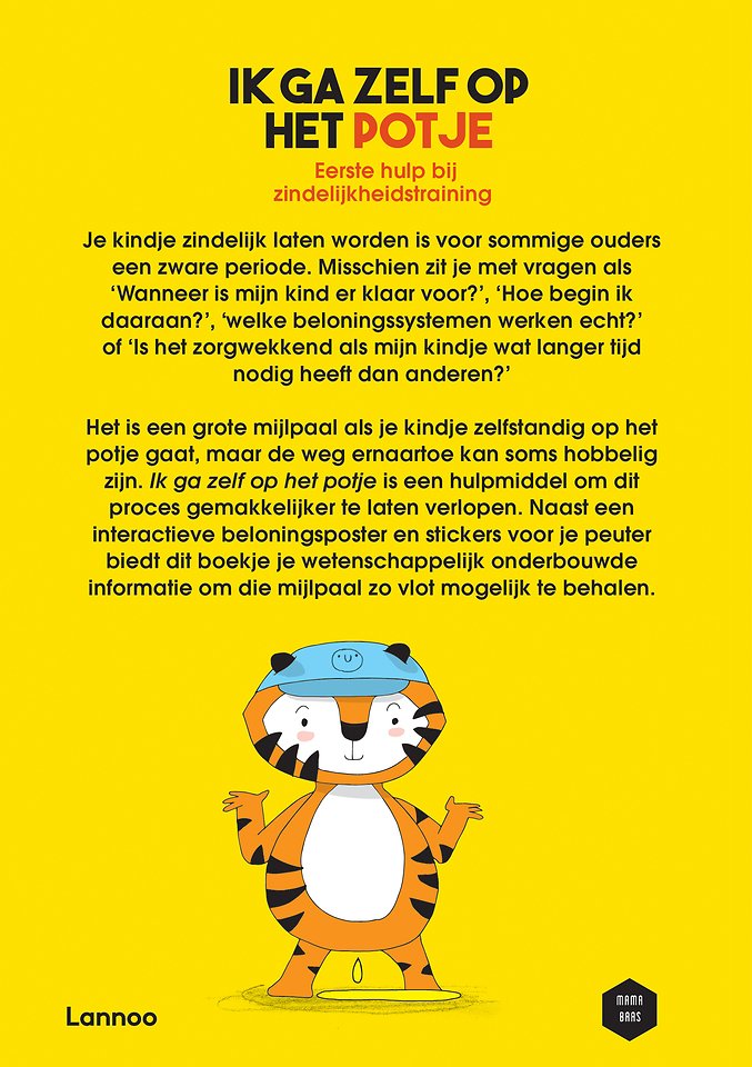 Ik ga zelf op het potje