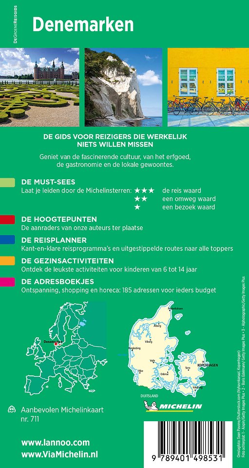 Michelin Reisgids Denemarken