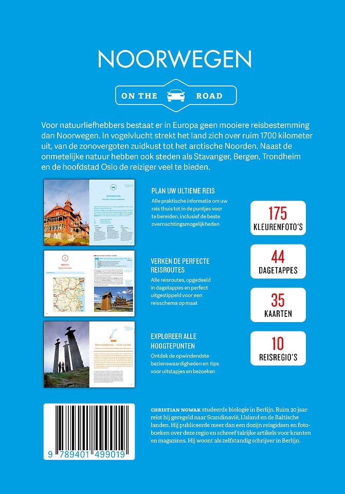 Lannoo's Autoboek Noorwegen on the road