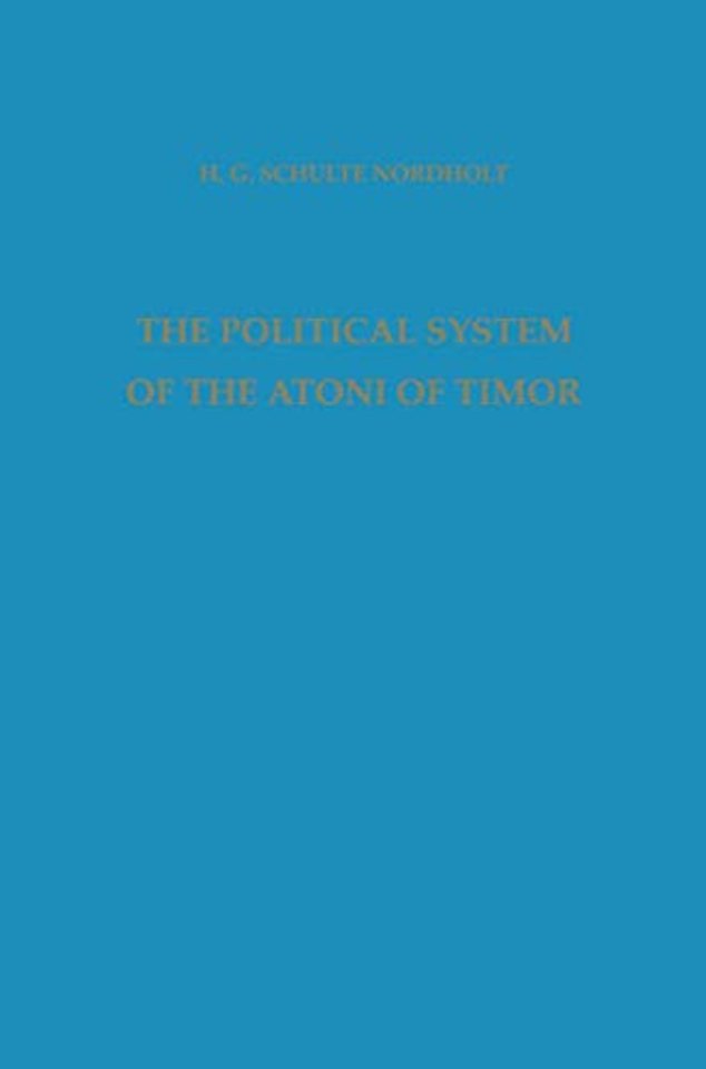 The Political System of the Atoni of Timor