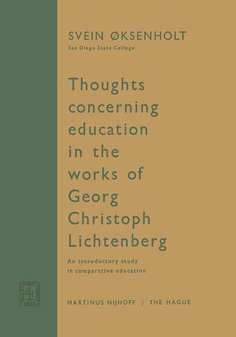 Thoughts Concerning Education in the Works of Georg Christoph Lichtenberg