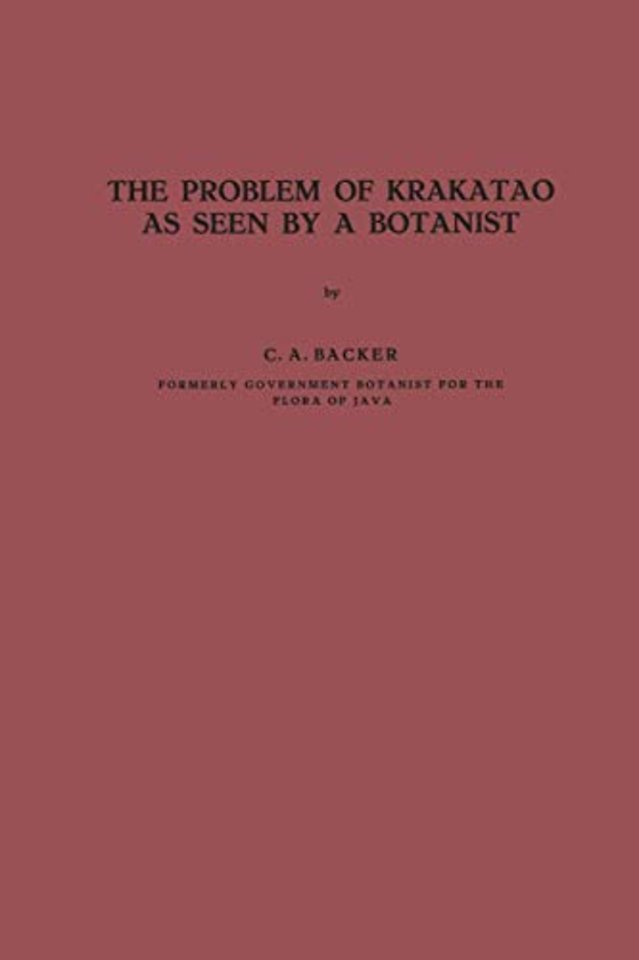 The Problem of Krakatao as Seen by a Botanist