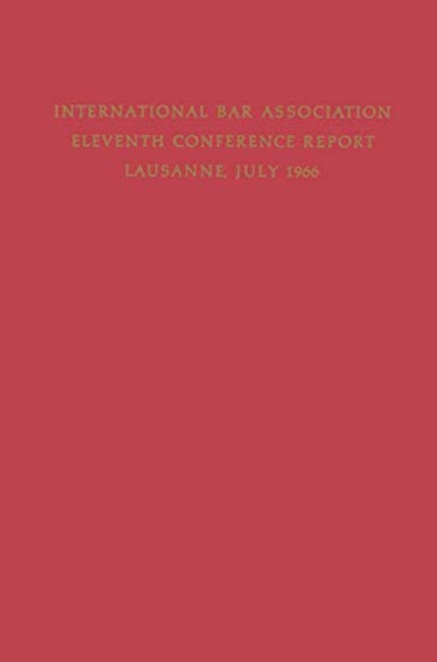 Eleventh Conference of the International Bar Association