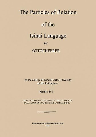 The Particles of Relation of the Isinai Language