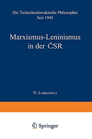 Marxismus-Leninismus in der ČSR