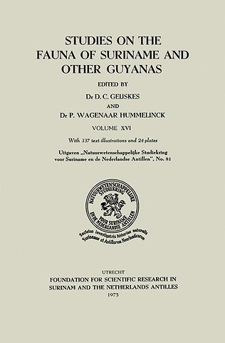 Studies on the Fauna of Suriname and other Guyanas