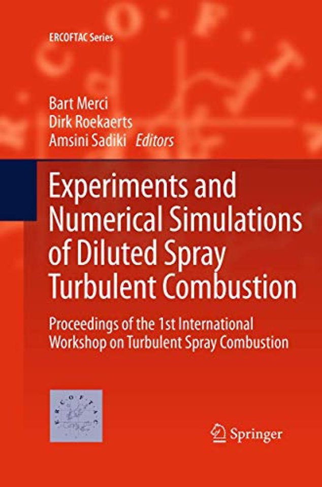 Experiments and Numerical Simulations of Diluted Spray Turbulent Combustion