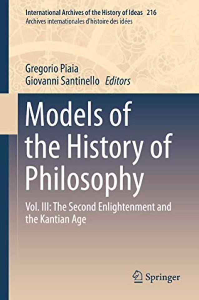 Models of the History of Philosophy