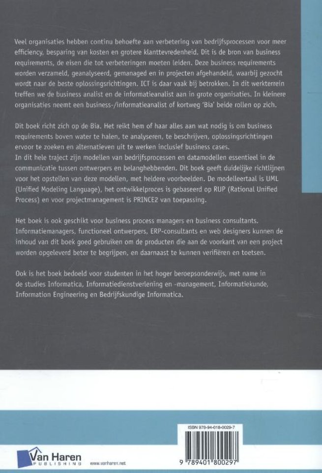 Informatieanalyse voor Engineering en Management Requirements
