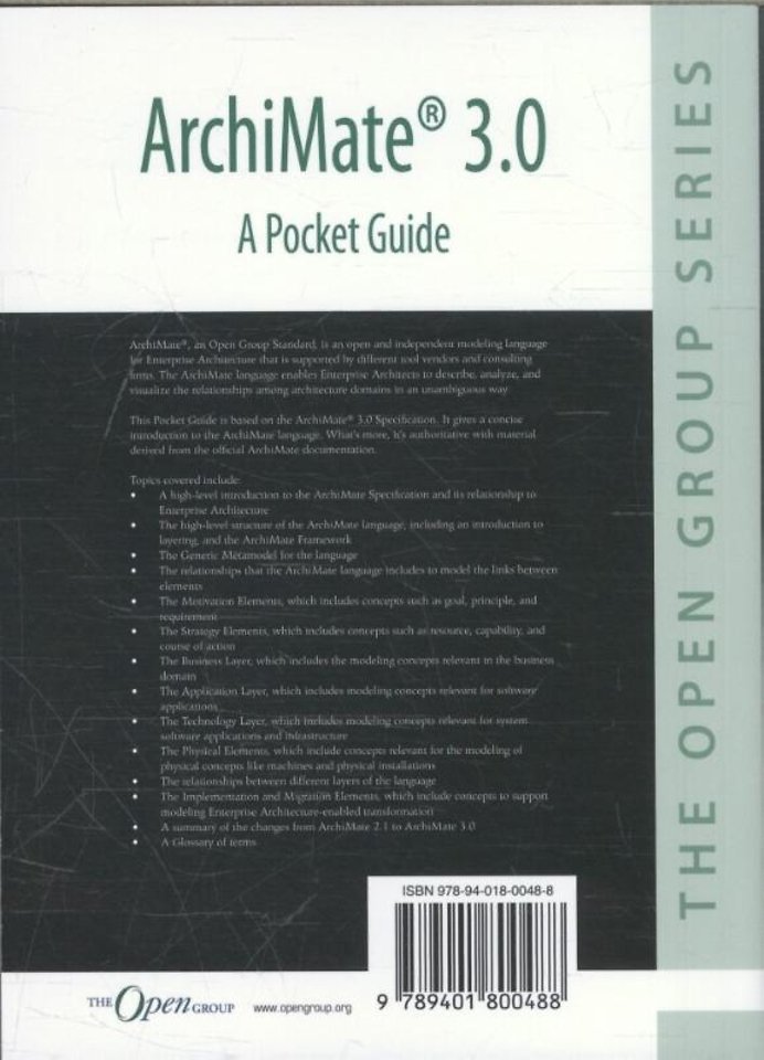 Archimate® 3.0 - A Pocket Guide
