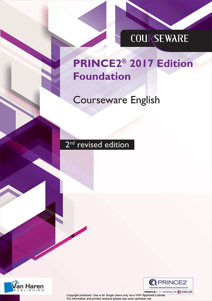 PRINCE2 2017 Edition Foundation Courseware - 2nd revised edition